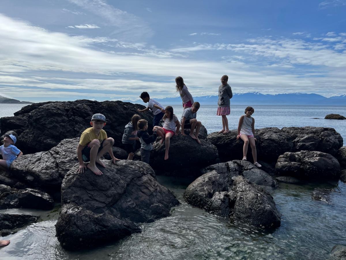 Willway students at the beach