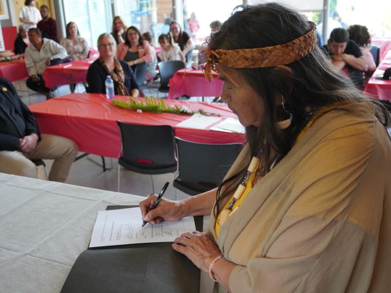 Pacheedaht LEA signing.