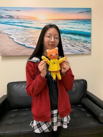 One of our ELL students completed a sewing project with the ELL Teacher, Ms. Salvati. Connection and Literacy development over an engaging activity.