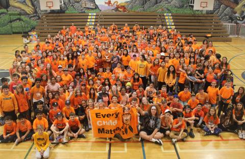 Orange Shirt Day school photo