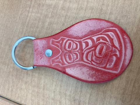 Goal 2 - RBSS Shop students created Red Dress Key Chains for all staff in recognition of the installation of the Red Dress.