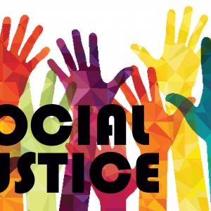 Social Justice hands up