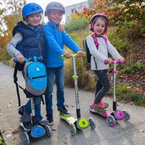 kids on a scooter